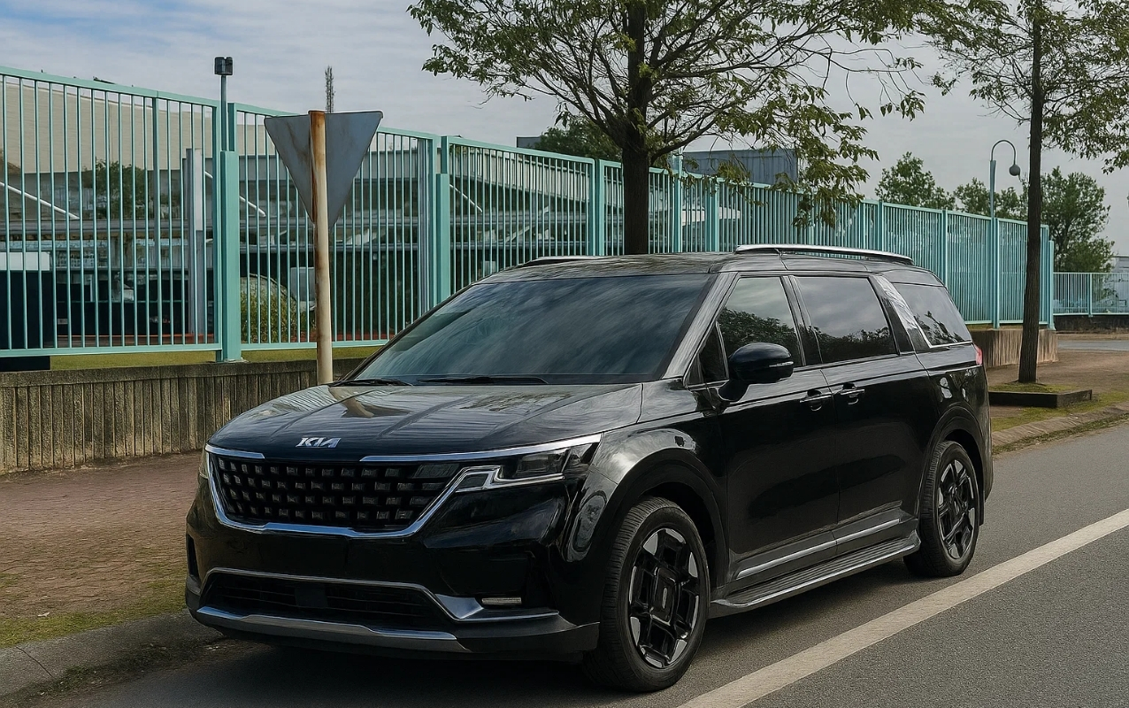 Xe 7 chỗ Kia Carnival màu đen VIP phục vụ xe tiện chuyến, xe ghép sang trọng [2025] - Taxi Minh Khang