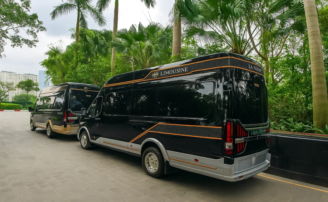 Xe du lịch Hải Phòng Hà Nội dòng Limousine Dcar 9 chỗ sang trọng - Taxi Minh Khang