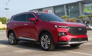 Xe du lịch Hải Phòng đi biển Trà Cổ - Ford Territory 5 chỗ màu đỏ