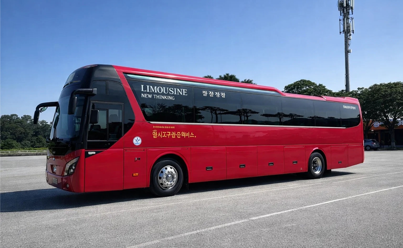 Hình ảnh xe du lịch màu đỏ minh họa cho cách xử lý chi phí khi phát sinh thời gian thuê xe